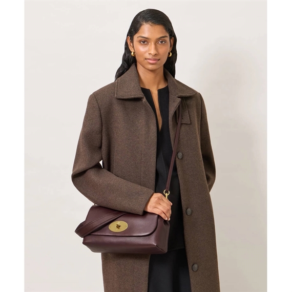 Mulberry Delilah Flap Bag Oxblood